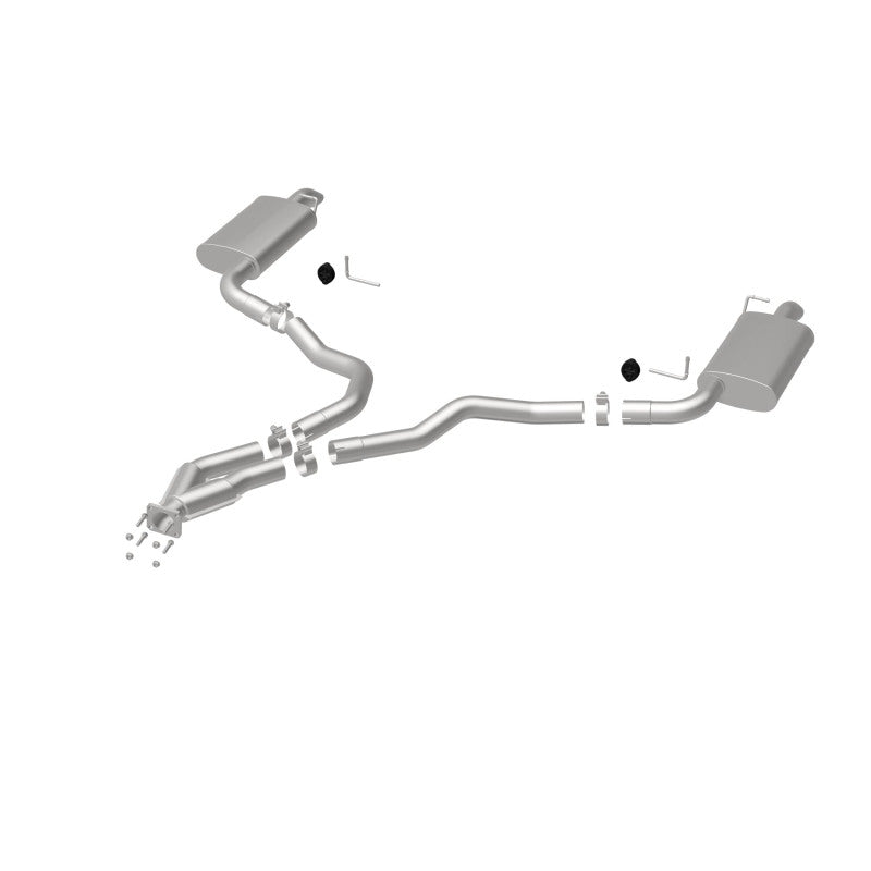 Magnaflow 16710 FITS: MagnaFlow 75-79 Chevy Corvette V8 5.7L Dual Split Rear Exit Stainless Cat-Back Perf Exhaust