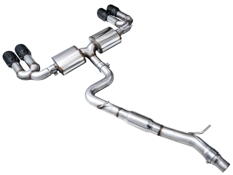 AWE Tuning 3015-43897 FITS AWE 22-24 Audi 8Y S3 Touring Edition Exhaust - Diamond Black Tips