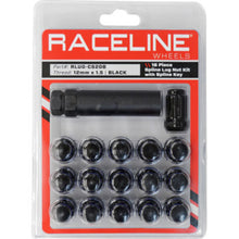 Load image into Gallery viewer, Raceline 12x1.5mm Spline Black Lug Nuts (16 Pack)