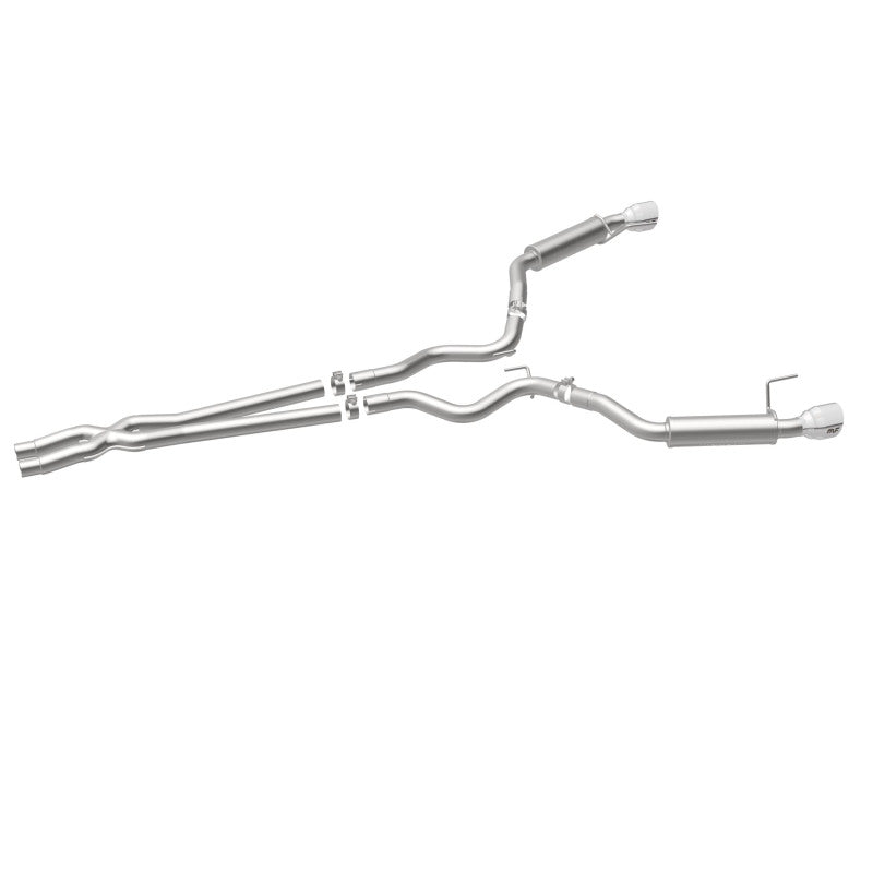 Magnaflow 19099 FITS: MagnaFlow Cat Back, SS, 2.5in, Competition, Dual Split Polished 4.5in Tips 2015 Ford Mustang V6 3.7L