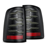 AlphaRex 640003 FITS 09-18 Dodge Ram Luxx-Series LED Tail Lights Alpha-Black w/ Activation Light & Seq. Signal