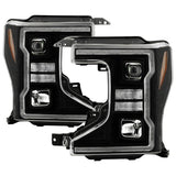 SPYDER 5088628 FITS Spyder Signature 20-22 Ford F250/F350 (Halogen) Proj. Headlights - Black (PRO-YD-FS20HALSI-SEQ-BK)