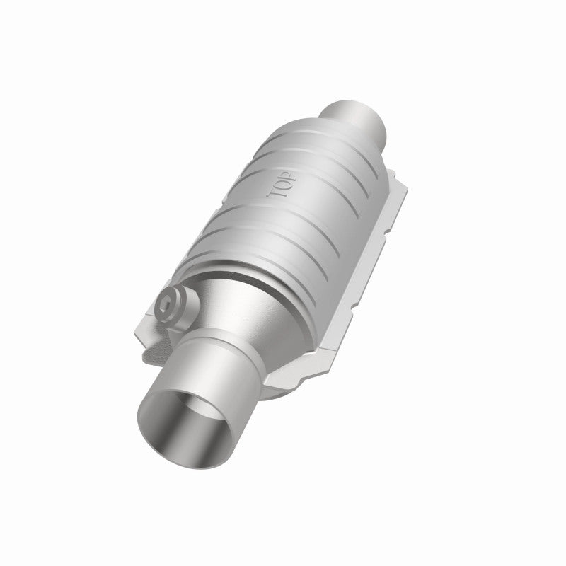 Magnaflow 51304 FITS MagnaFlow Conv Univ 2in Inlet/Outlet Center/Center Round 11in Body L x 5.125in W x 15in Overall L