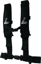 Load image into Gallery viewer, DragonFire Racing Harness H-Style- 4-Point- EZ-Adjust- 3in Buckle- Black