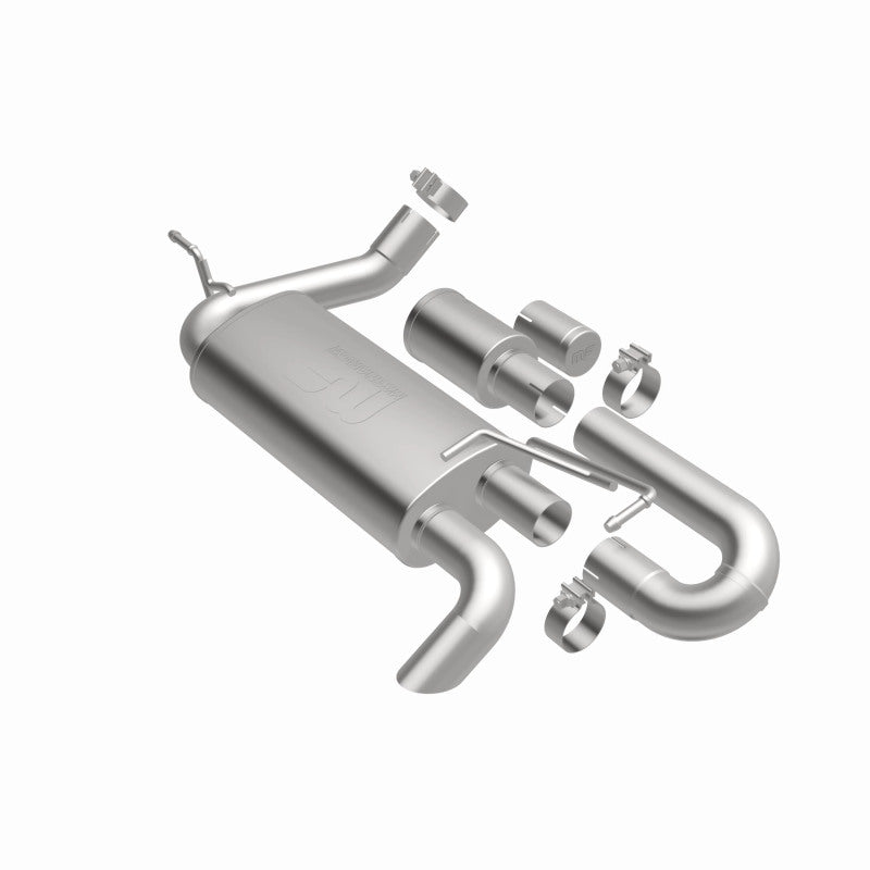 Magnaflow 19668 FITS: MagnaFlow 07-18 Jeep Wrangler JK Overland Series Axle-Back Exhaust System