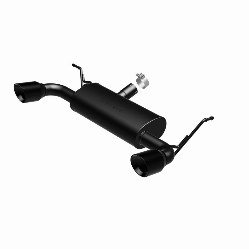 Magnaflow 15160 FITS: MagnaFlow 07-17 Jeep Wrangler JK 3.8/3.6L Dual Split Rear Exit Black Axle-Back Exhaust