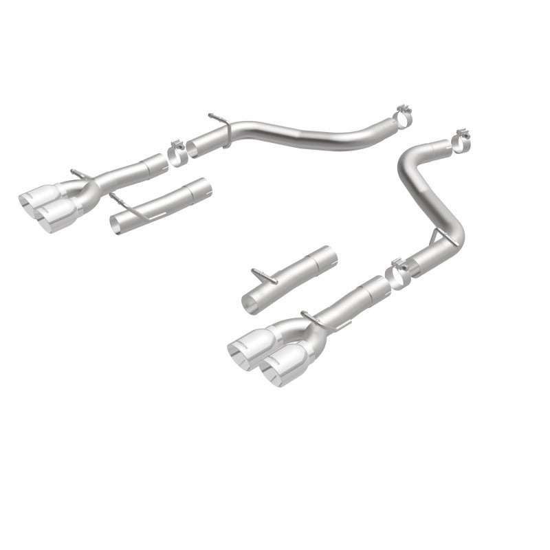 Magnaflow 19218 FITS: MagnaFlow Axle-Back, SS, 2.5in, Quad Split Rear 3.5in Tip 2015 Dodge Challenger 3.6L V6