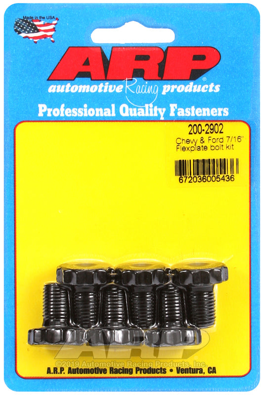 ARP 200-2902 FITS Chevy 265 / 454 w/ 2 pcs Rear Main Seal Flexplate Bolt Kit