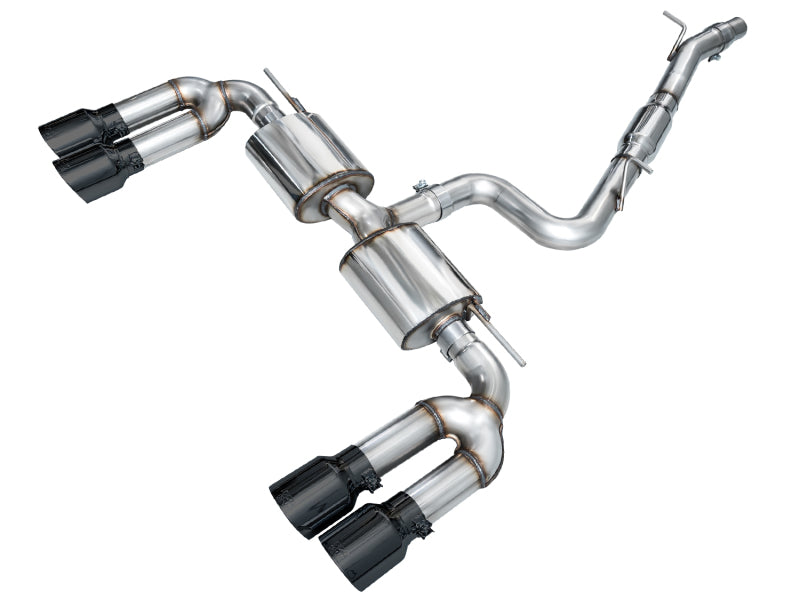 AWE Tuning 3015-43897 FITS AWE 22-24 Audi 8Y S3 Touring Edition Exhaust - Diamond Black Tips