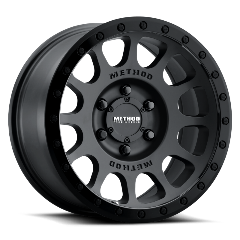 Method Wheels MR305785601025 - Method MR305 NV 17x8.5 +25mm Offset 6x5.5 108mm CB Double Black Wheel