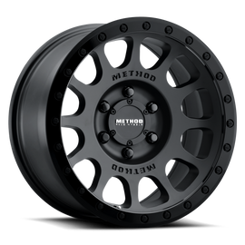 Method Wheels MR305785601025 - Method MR305 NV 17x8.5 +25mm Offset 6x5.5 108mm CB Double Black Wheel