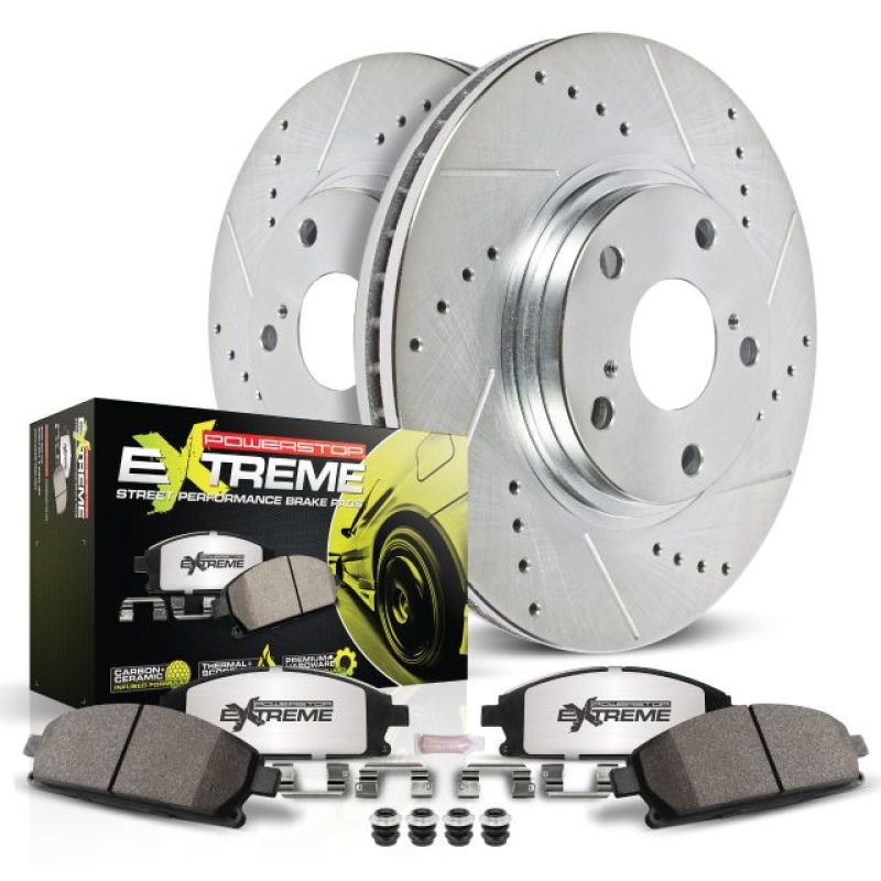 Power Stop 14-15 Acura ILX Front Z26 Street Warrior Brake Kit