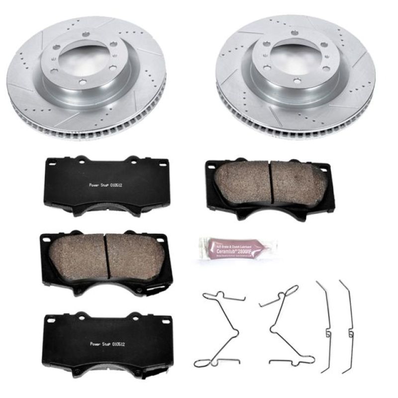 PowerStop K5873 FITS Power Stop 10-19 Lexus GX460 Front Z23 Evolution Sport Brake Kit