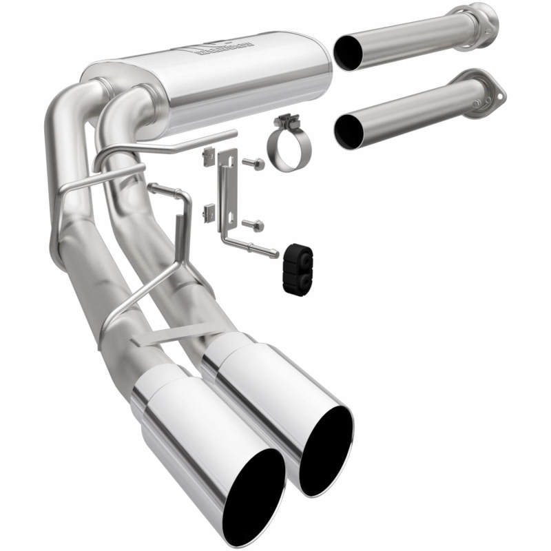 Magnaflow 19563 FITS: 15-21 Ford F-150 Street Series Cat-Back Performance Exhaust System- Polished Side Exit