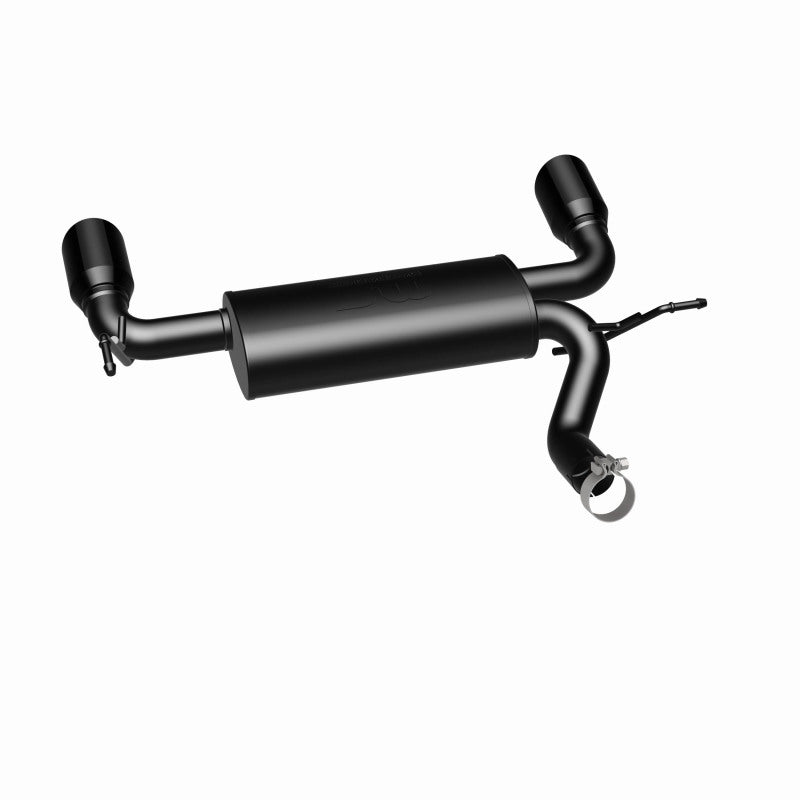 Magnaflow 15160 FITS: MagnaFlow 07-17 Jeep Wrangler JK 3.8/3.6L Dual Split Rear Exit Black Axle-Back Exhaust