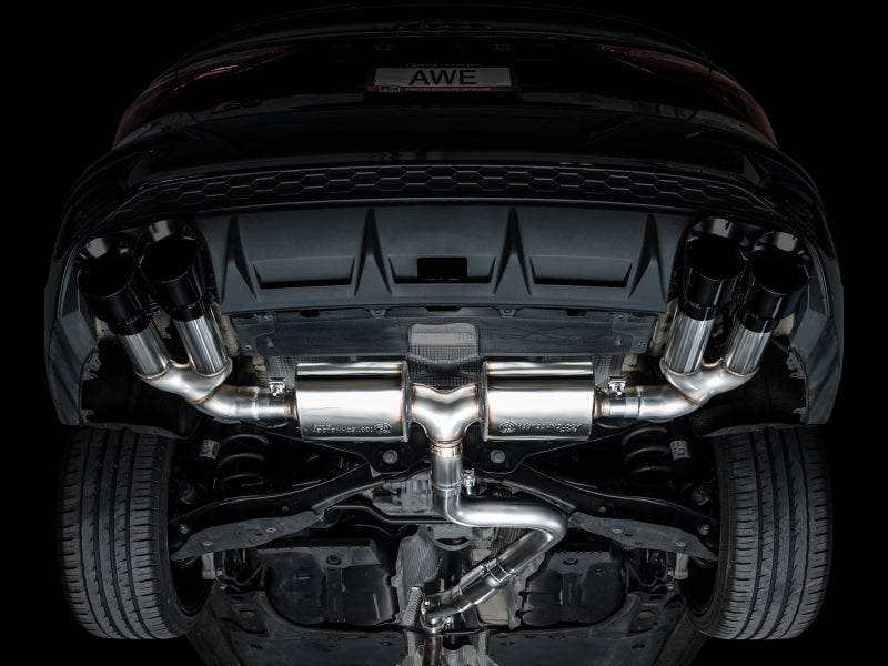AWE Tuning 3015-43897 FITS AWE 22-24 Audi 8Y S3 Touring Edition Exhaust - Diamond Black Tips