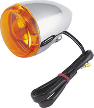 Load image into Gallery viewer, Bikers Choice Chrome Bullet Rear Turn Signal Single Filament Amber Replaces 67104-83 68977-00