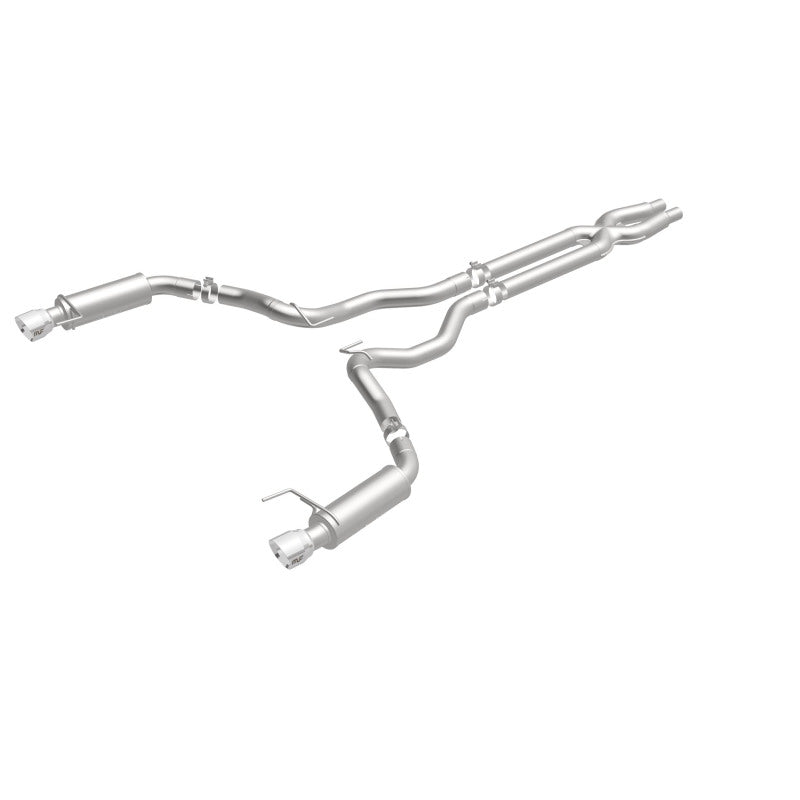Magnaflow 19101 FITS: MagnaFlow Cat Back, SS, 3in, Competition, Dual Split Polished 4.5in Tips 2015 Ford Mustang GT V8 5.0