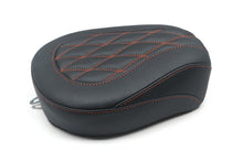 Load image into Gallery viewer, Mustang 08-21 Harley Wide Tripper FL Touring Passenger Seat w/Red Diamond Stitch - Black