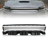 ANZO 15-23 Dodge Charger Black LED Grille w/ Initiation & Running Light/DRL Bar