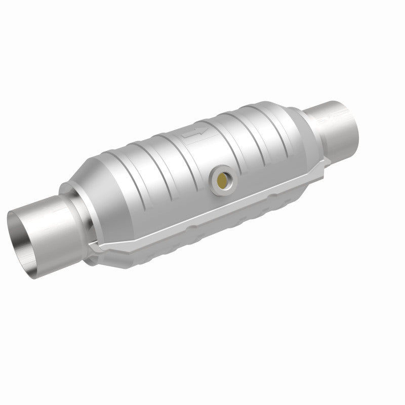 Magnaflow 51356 FITS MagnaFlow Conv Univ 2.5in Inlet/Outlet Center/Center Round 11in Body L x 5.125in W x 15in Overall L