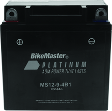 Load image into Gallery viewer, BikeMaster AGM Battery - MS12-9-4B1