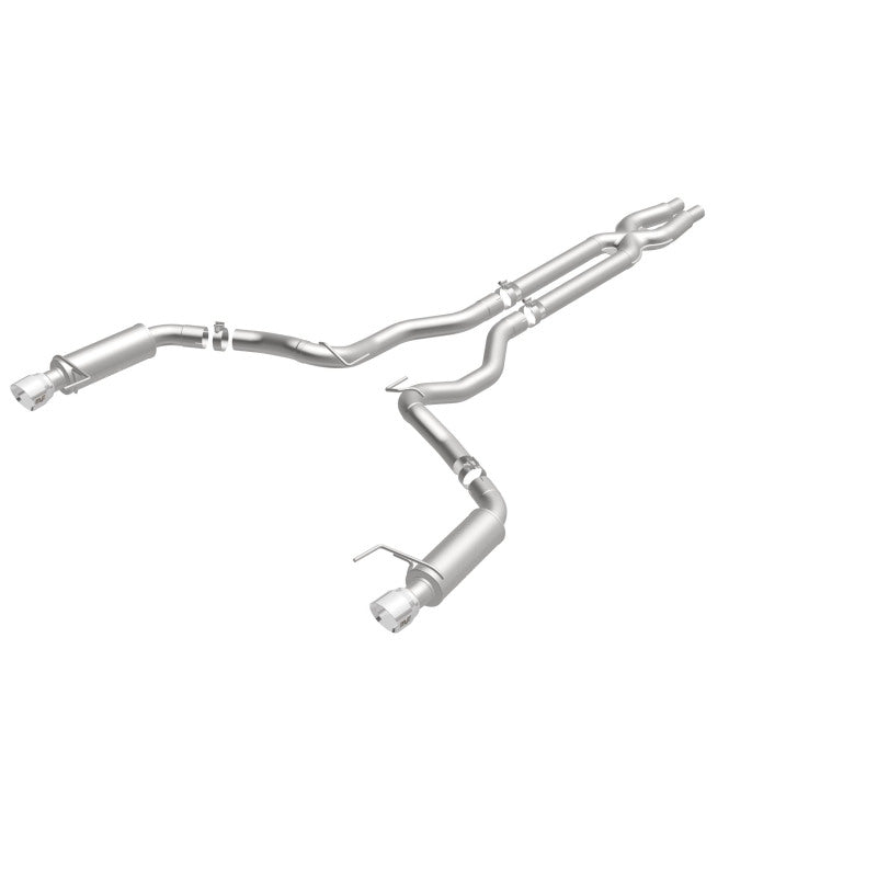 Magnaflow 19101 FITS: MagnaFlow Cat Back, SS, 3in, Competition, Dual Split Polished 4.5in Tips 2015 Ford Mustang GT V8 5.0