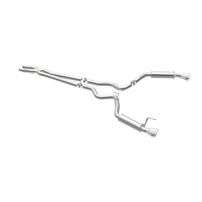 Magnaflow 19099 FITS: MagnaFlow Cat Back, SS, 2.5in, Competition, Dual Split Polished 4.5in Tips 2015 Ford Mustang V6 3.7L