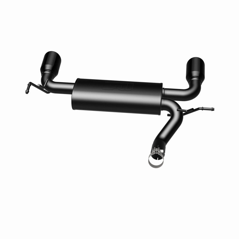 Magnaflow 15160 FITS: MagnaFlow 07-17 Jeep Wrangler JK 3.8/3.6L Dual Split Rear Exit Black Axle-Back Exhaust