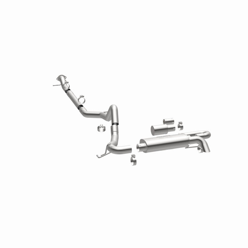 Magnaflow 19559 FITS: MagnaFlow 2021 Ford Bronco Overland Series Cat-Back Exhaust w/ Single Straight Driver Exit- No Tip