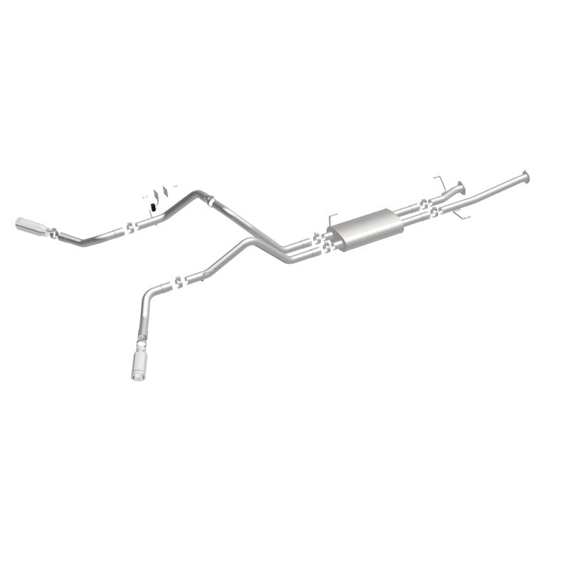 Magnaflow 19232 FITS: MagnaFlow Cat-Back 10-15 Toyota Tundra SC LB / CC SB 4.6L/5.7L V8 SS 2.5 Dual Split Rear 4in Tip