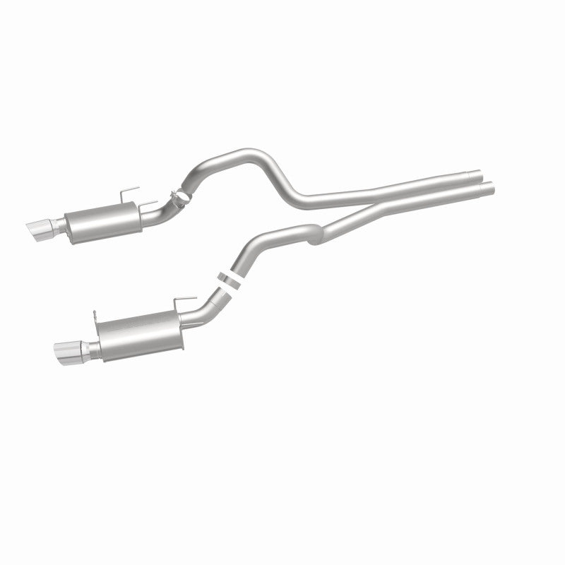 Magnaflow 15149 FITS: MagnaFlow 13 Ford Mustang Dual Split Rear Exit Stainless Cat Back Performance Exhaust (Street)