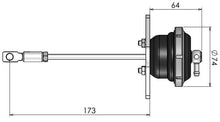 Load image into Gallery viewer, Turbosmart TS-0601-3242 - IWG75 Mitsubishi EVO 10 24 PSI Black Internal Wastegate Actuator