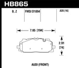 Hawk Performance KHB865B.620 FITS Hawk 18-19 Audi S5 HPS 5.0 Front Brake Pads
