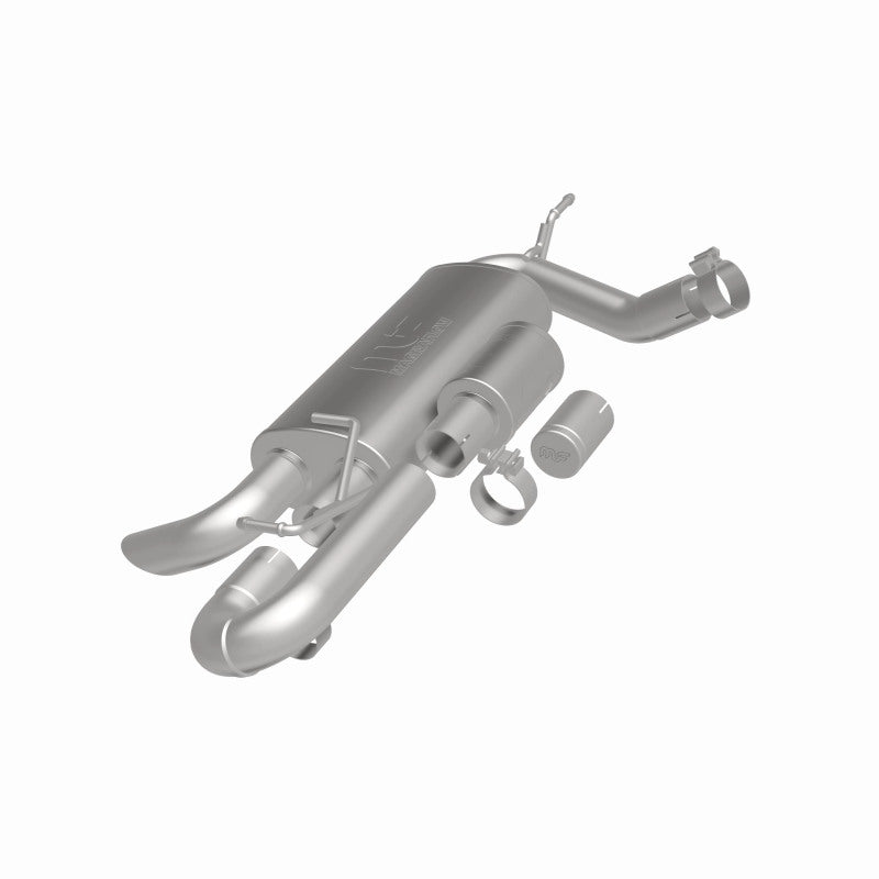 Magnaflow 19668 FITS: MagnaFlow 07-18 Jeep Wrangler JK Overland Series Axle-Back Exhaust System