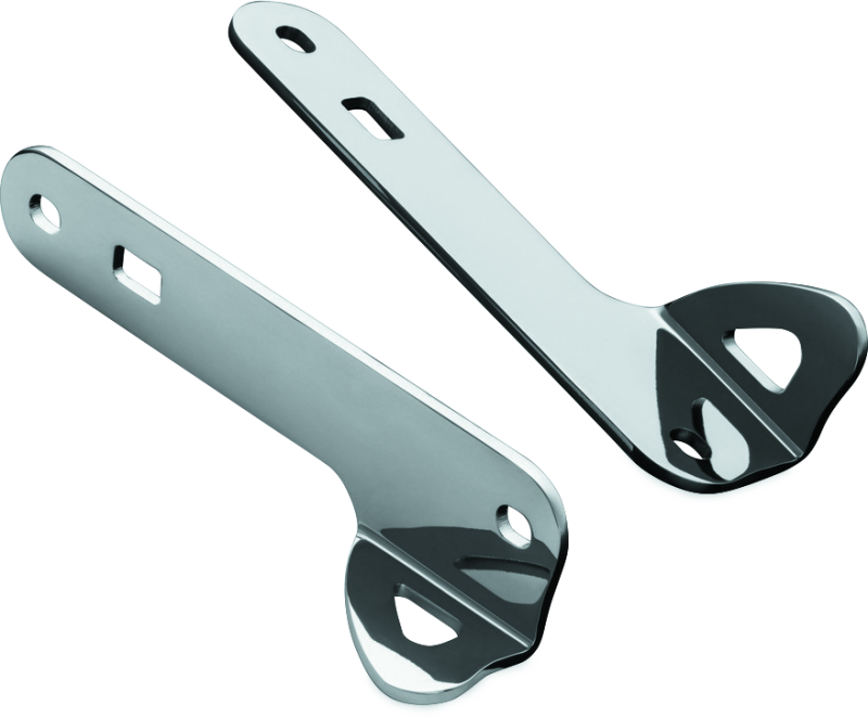 Kuryakyn Custom Tear Drop Tie-Down Brackets 14-Up Touring Chrome