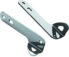 Load image into Gallery viewer, Kuryakyn Custom Tear Drop Tie-Down Brackets 14-Up Touring Chrome