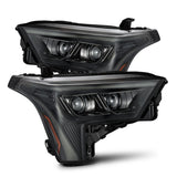 AlphaRex 22-23 Toyota Tundra/Sequoia LED Proj Headlights Alpha-Blk w/ Seq Activ Light/Seq Signal/DRL