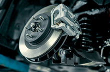 Load image into Gallery viewer, DBA 02-09 Subaru WRX STi/2017 BRZ w/Perf Pkg. 10 Hole Front Drilled &amp; Slotted Street Series Rotor
