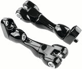 Kuryakyn Adjustable Passenger Peg Mount 93 and Up Touring Gloss Black