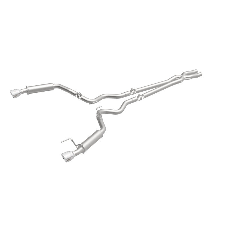 Magnaflow 19099 FITS: MagnaFlow Cat Back, SS, 2.5in, Competition, Dual Split Polished 4.5in Tips 2015 Ford Mustang V6 3.7L
