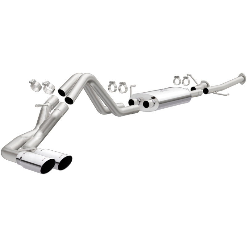Magnaflow 15306 FITS: MagnaFlow 14 Toyota Tundra V8 4.6L/5.7L Stainless C/b Exhaust Dual same side pass. rear tire