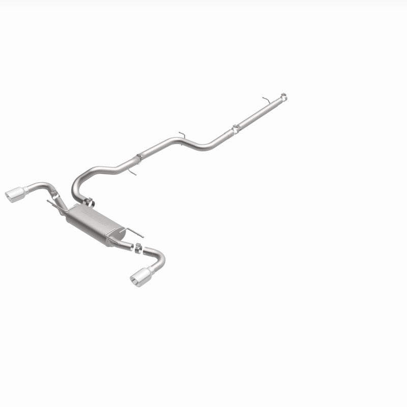 Magnaflow 15146 FITS: MagnaFlow 10-12 Mazda 3 L4 2.5L Hatchback Split Rear Exit Stainless Cat Back Performance Exhaust