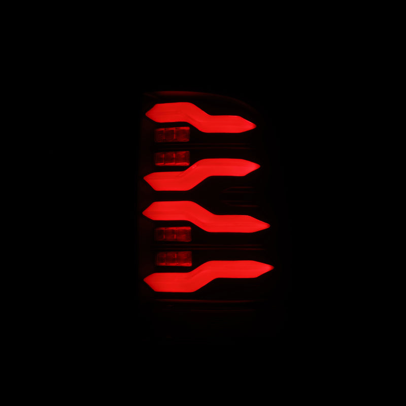 AlphaRex 640003 FITS 09-18 Dodge Ram Luxx-Series LED Tail Lights Alpha-Black w/ Activation Light & Seq. Signal