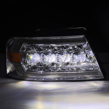 Load image into Gallery viewer, AlphaRex 880129 FITS 04-08 Ford F150 / 06-08 Lincoln Mark LT NOVA LED Proj Headlights Chrome w/Activ Light/Seq