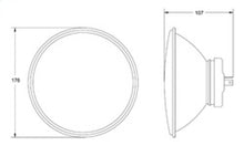 Load image into Gallery viewer, Hella LA002395031 FITS 7 inch 165MM H4 ECE Head Lamp
