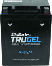 Load image into Gallery viewer, BikeMaster Trugel Battery MG14L-A2