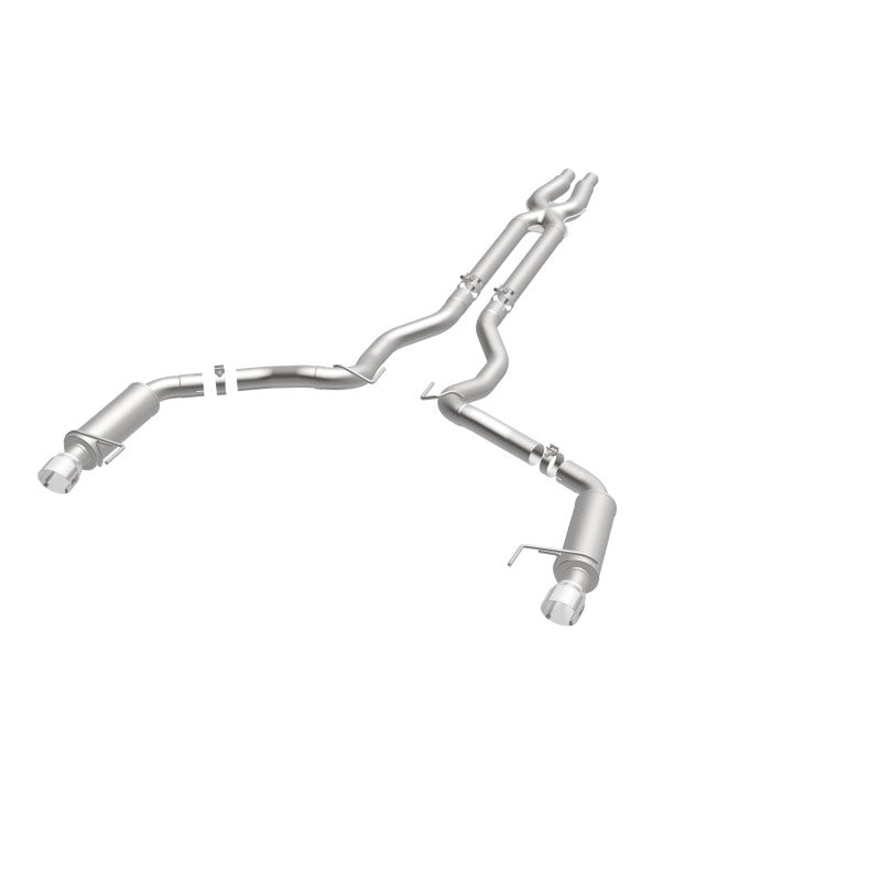 Magnaflow 19101 FITS: MagnaFlow Cat Back, SS, 3in, Competition, Dual Split Polished 4.5in Tips 2015 Ford Mustang GT V8 5.0