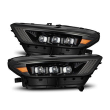 Load image into Gallery viewer, AlphaRex 880114 FITS 880114 FITS 15-17 Ford Mustang NOVA LED Proj HL Alpha-Black w/Activ Light/Seq. Signal + Switchback DRL