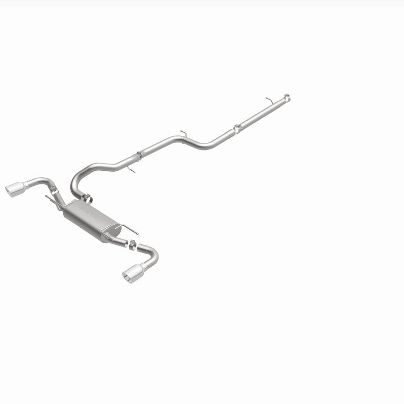 Magnaflow 15146 FITS: MagnaFlow 10-12 Mazda 3 L4 2.5L Hatchback Split Rear Exit Stainless Cat Back Performance Exhaust